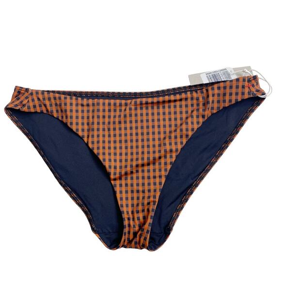EVERLANE The Low Rise Bikini Bottom in Gingham Print - Picture 1 of 7